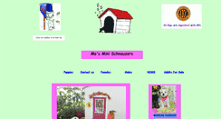 Desktop Screenshot of mosminischnauzers.com