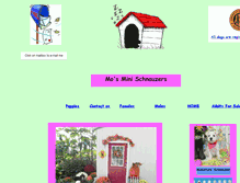 Tablet Screenshot of mosminischnauzers.com